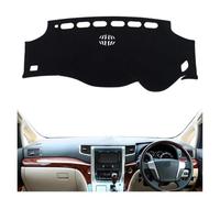 Dashboard Cover Mat For Toyota For Alphard For Vellfire 2008 2009 2010 2011-2017 Car Dashmat Dashboard Cover Mat Pad Sun Visor Dash Board Carpet Dash Board Cover Mat Carpet(Red Edge,Right Hand Drive)