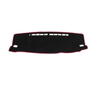 Dashboard Cover Mat Pad For Toyota For Fortuner For SW4 For Vanguard 2016-19 2020 2021 Dash Sun Shade Protect Carpet Sunshade Carpet Pad(Red Edge)