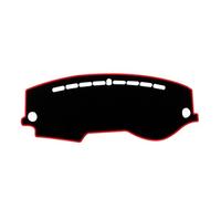 dashboard cover mats For Kia For Rio 4 K2 KX Cross 2017-2020 Car Dashboard Cover Dash Mat Dashmat Sunshield Carpet Anti-UV Accessories(Black(Red Edge) RHD)