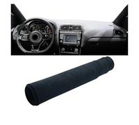 Dashboard Cover Nonslip For VW For Polo 6R 6C 2009-2016 Car Dashboard Sun Shade Non-slip Cover Accessories Dash Cover(B Black)