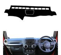 Dashboard Cover Protective Pad For Jeep For Wrangler JK 2007 2008-2017 Car Inner Dashboard Cover Center Console Protector Carpet Dashmat Sun Shade Absorb Sunlight