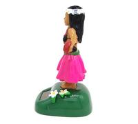 Dashboard, Cute Dashboard Decorative Figure 'Car | Solar Girl and Hawaii for the Home Car, Funny Decoration for the Dancer, Doll for