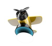 Dashboard Decor - Rotate Airplane Ornaments, Solar Powered Cool Toy | for Truck Vehicle Workplace Home Desk Tabletop