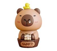 Dashboard Decorations, 2.67x4.33 Inch Solar Dancing Figures for Interior Accessories, Motion Powered Sun A Good Design Capybara, Decoration Boards Cars Camping