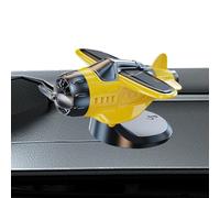 Dashboard Decorations - Aircraft Dashboard Decor Solar Powered - Small Figures Vehicle Accessories, Airplane Collectible Figurines Desk Decor for Auto Truck Desktop Home