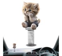 Dashboard Decorations - Bobble Kitten Dashboard Dancer Decorations,Decorative Interior Accessories Shake Head Dancing Toy Funny Cute for Animal Lovers Driver Women Men
