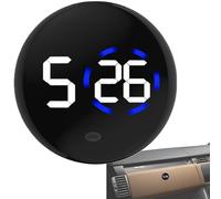Dashboard Digital Clock | Auto Clock Car Watch Clock | Waterproof Battery Operated Volume Adjustment Stick Car Watch For Truck Dashboard, Air Vent, Truck