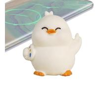 Dashboard Duck - Cartoon Frog Duck Figurine Resin Statue | Miniature Animal Sculpture, Car Duck Decor, Dashboard Center Console Ornament for Home Office Car Interior