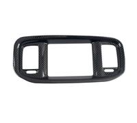 Dashboard DVD Navigation Screen Frame Cover Trim For Dodge For Charger 2015+ Car Interior Moulding(Black Carbon Fiber look)