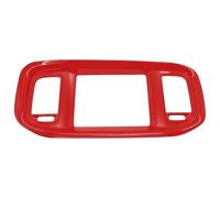 Dashboard DVD Navigation Screen Frame Cover Trim For Dodge For Charger 2015 Car Moulding Strip(Red)