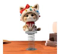 Dashboard Figures, Center Console Figure Ornament, 2D Acrylic Cat Shape Car Interior Decoration, Cute Animal Auto Display Accessory, Transparent Panel Decor, 4.13x2.17x0.79 Inches, for Car Desk Home