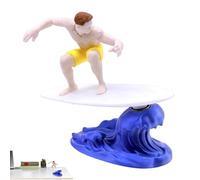 Dashboard Figures - Surfer Muscle Man Figure with Inertial Movement, Car Interior Decoration for Dashboard, for Car, SUV, Van, Pickup, Scooter, Desk, Gift for Men and Women