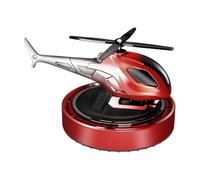 Dashboard Item - Mini Solar Helicopter, Natural Diffusion | Decorative Accessory Model With Long-Lasting Diffuser That Diffuses Pleasant
