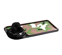 Dashboard Mat, Anti-Slip Car Tray Organizer, Phone Holder Pad with Removable Number Plate, Heat-Resistant Silicone Design (1PC Black), for SUV Truck RV Sedan Interior Use