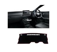 Dashboard mat Car Dashboard Cover Avoid Light Non-Slip Mat Protector Compatible With MG 4 MG4 EV EH32 Mulan Electric 2022 2023 2024(A Red Side RHD)