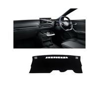 Dashboard mat Car Dashboard Cover Avoid Light Non-Slip Mat Protector Compatible With MG 4 MG4 EV EH32 Mulan Electric 2022 2023 2024(A Black Side RHD)