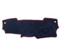 Dashboard Mat Cover Carpet Rug For Nissan For Micra For March K13 2011-2016 Dashboard Mat(Flannel/Red Edge (RHD))