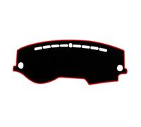 dashboard mat visor For Kia For Rio 4 K2 KX Cross 2017-2020 Car Dashboard Cover Dash Mat Dashmat Sunshield Carpet Anti-UV Accessories(Black(Red Edge) LHD)