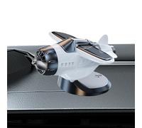Dashboard Ornament,Aircraft Dashboard Decor Solar Powered - Desk Decor Collectible Figurines, Airplane Ornament Cute Decor for Men Women Birthday