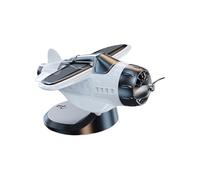 Dashboard Ornament | Solar Powered Car Dashboard Decorations | Desk Decor Collectible Figurines, Airplane Ornament Cute Decor for Men Women Birthday