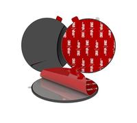 Dashboard Pad Mounting Disk for Suction Cup Phone Mount Equipped with 3M Strong Adhesive.3.25" L Built-in Stainless Steel.Soft & High Temperature Resistance Car Mount Sticky Pad,3-Piece Set