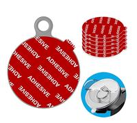 Dashboard Pad Mounting Disk Sticky Adhesive Replacement Kit, Anteel 6pcs 3.15"(80mm) Circle Heat Resistant Double-Sided Stickers for Suction Cup Car Phone Holder Disc & Windshield Dash Cam