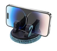 Dashboard Phone Holder | Cell Phone Holder for Car Dashboard | Non Slip Bling Dashboard Phone Holder, 360 Degree Rotatable Desk Phone Stand for Man and Woman
