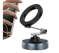 Dashboard Phone Holder - Vacuum Suction Mount, Magnet Stand Support | 360° Rotating Smartphone Accessories For Travel, Home, Gym, Office Or Car Use By Men And Women Hands Free Convenient