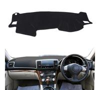 Dashboard Protective Pad Car Dashboard Mat Dashmat Sunshade Protective Carpet For Subaru For Outback For Legacy B4 2003 2004 2005 2006 2007 2008 2009(RHD BLACK)