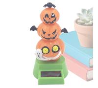 Dashboard Solar Dancing Toys - Halloween Wobble Ornament for Car Interior | Solar Powered Dancing Pumpkin Toy for Kids Adults | Fun Dashboard Decoration F0r Men Women Friends | Cute Auto Decor F0r