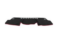 Dashboard Sun Shade For Toyota For Prius V Plus Alpha For Hybrid 2012-2019 Car Dashboard Cover Sun Shade Pad Heat Resistant(A Red Side LHD)