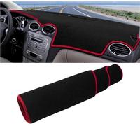 Dashboard Sun Shade Protect Carpet Car Dashboard Cover Avoid Light Mat For Focus 2 MK2 2008 2009 2010(A Red side)