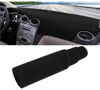 Dashboard Sun Shade Protect Carpet Car Dashboard Cover Avoid Light Mat For Focus 2 MK2 2008 2009 2010(A Black side)
