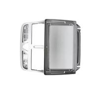 Dashboard trim frame Car DVD Frame Audio Dashboard Trim Panel 9 Inch For Peugeot 307 307CC 2002-2013(Frame-Silver)