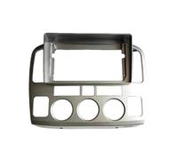 Dashboard trim frame Car Fascia Radio Navigation Panel For SUZUKI For Grand Vitara XL7 2001 2002 2003 2004 2005 2006(Silver)