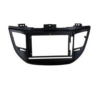 Dashboard trim frame Car Radio Fascias GPS MP5 Stereo Player 2 Din Head Unit Panel 9Inch For HYUNDAI For Tucson 2015 2016 2017(Frame-black)