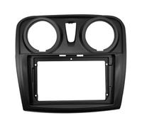 Dashboard trim frame For Dacia For Sandero For Symbol For Stepway 2014-2017 2 Din 9 Inch Car Radio Fascias Dashboard Frame KMAGE