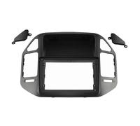 Dashboard trim frame For Mitsubishi For Pajero V73 V60 V68 2004-2011 Radio Dash Fitting Panel 2 Din 9 Inch Car Frame Fasica(Only Frame black)