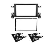 Dashboard trim frame For Suzuki For Grand Vitara 2005-2017 1pcs Black Plastic 7" Car Stereo Radio Fascia Panel Frame KMAGE