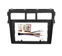 Dashboard trim frame For Toyota for Vios 2007-2012 2 DIN Car Radio Fascia Panel 9 inch Stereo Dash Facia Trim Installation Kit KMAGE(Frame an cord-A)