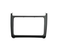 Dashboard trim frame For VW For POLO 2014 2015 2016 2017 2 DIN Car Radio Install Dash Panel Frame Audio Fascia Trim(Matte black)