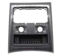 Dashboard Vent Trim For BMW 3 Series E90 E91 2005-2012 Upgraded Rear Air Conditioning AC Vent Grille Outer Frame Ashtray Cover Trim(Carbon B)