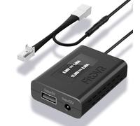 Dashcam Power Adapter (10-Pin) Suitable for Toyota & Lexus(Avalon Venza Sienna Land Cruiser GS NX IS RC, ect.) LED display USB Power, Connect to Rearview Mirror, 5V 12V Output, Easy to Install D3-035