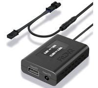 Dashcam Power Adapter (3-Pin) Suitable for Audi Volkswagen Porsche (Q4 A3 SQ5 RS6 S8 Golf R 911 Taycan, ect.) LED display USB Power, Connect to Rain Sensor, 5V 12V Output, Easy to Install D3-025