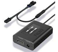 Dashcam Power Adapter (3-Pin) Suitable for Volkswagen Porsche Audi Skoda (718 Cayman 911 ID.4 GolfR Q4 A6, ect.)LED display USB Power, Connect to Rearview Mirror, 5V 12V Output, Easy to Install D3-021