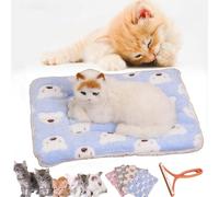 DASHENRAN Cozy Calming Cat Blanket, Cozy Calming Cat Blankets for Indoor Cats, Cozy Cat Calming Blanket, Cozy Calming Cat Blanket for Anxiety and Stress (M,I)