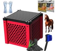 DASHENRAN Pure Cube Water Trough Filter, Filternatur Horse Water Trough Filter, Purecube 2.0 - for Cleaning Your Water Troughs, Super Strong Filtration Activated Carbon Filter Media (Red)