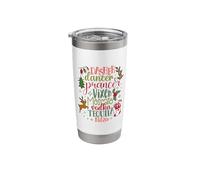 Dasher Dancer Prancer Vixen Moscato Vodka Tequila Blitzen Stainless Steel Insulated Tumbler