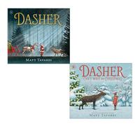 Dasher Series 2 Books Collection Set By Matt Tavares (Dasher & Dasher Can't Wait for Christmas)
