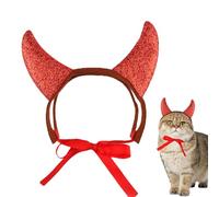 DASHIELL Cat Devil Horns | Halloween Funny Devil Horns,Portable Devil Horns Festive Headgear, Cute Favors for Photography Props
